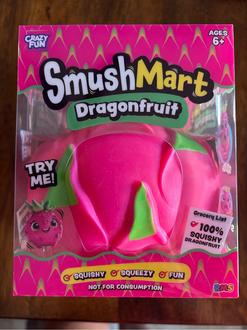 ONLY 1 IN STOCK!!! Dragonfruit Squishy Toy - Pink